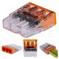 WAGO COMPACT 2273-203 Szybkozłączka 3x 0,5-2,5mm2 na drut 450V/24A ORYGINALNA woreczek 10szt.