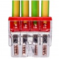WAGO COMPACT 2273-204 Szybkozłączka 4x 0,5-2,5mm2 na drut 450V/24A ORYGINALNA blister 20szt.