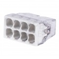 WAGO COMPACT 2273-208 Szybkozłączka 8x 0,5-2,5mm2 na drut 450V/24A ORYGINALNA 50szt.
