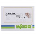 WAGO SPECIAL 773-602 Szybkozłączka 2x 1,5-4,0mm2 na drut 400V/32A ORYGINALNA 100szt.