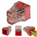WAGO SPECIAL 773-604 Szybkozłączka 4x 1,5-4,0mm2 na drut 400V/32A ORYGINALNA woreczek 10szt.
