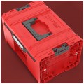 Walizka szafka na narzędzia i akcesoria z 2x przegrodami szufladami 450x310x244 12L czerwona QBRICK SYSTEM PRO RED Ultra HD Drawer 1 Toolbox 2.0 Basic