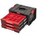 Walizka szafka na narzędzia i akcesoria z 3x przegrodami szufladami 450x320x240 3x4,5l czarna QBRICK SYSTEM PRO Drawer 3 Toolbox Expert
