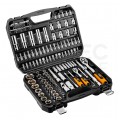 Walizkowy zestaw kluczy nasadowych 1/2" 1/4" 111 elementów 08-910 NEO