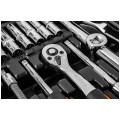 Walizkowy zestaw kluczy nasadowych 1/2" 1/4" 111 elementów 08-910 NEO