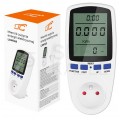 Watomierz cyfrowy LCD gniazdkowy licznik zużycia energii elektrycznej (do gniazdek typu 2P+Z) LTC