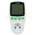 Watomierz cyfrowy LCD gniazdkowy licznik zużycia energii elektrycznej (do gniazdek typu 2P+Z) VIRONE