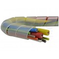 Wąż spiralny GST 20 transparentny Oplot 24mm organizer kablowy 10m