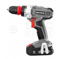 Wiertarko-wkrętarka akumulatorowa 18V Li-Ion z uchwytem samozaciskowym 10mm, 2x Akumulator 2.0Ah, 1x Ładowarka w walizce ENERGY+ GRAPHITE 58G022-SET2