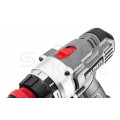 Wiertarko-wkrętarka akumulatorowa 18V Li-Ion z uchwytem samozaciskowym 10mm, adapterem kątowym oraz adapterem krawędziowym bez akumulatora ENERGY+ GRAPHITE 58G022-AD