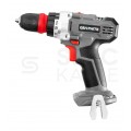 Wiertarko-wkrętarka akumulatorowa 18V Li-Ion z uchwytem samozaciskowym 10mm, adapterem kątowym oraz adapterem krawędziowym bez akumulatora ENERGY+ GRAPHITE 58G022-AD