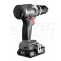 Wiertarko-wkrętarka akumulatorowa 18V Li-Ion z uchwytem samozaciskowym 13mm, 2x Akumulator 2.0 Ah,1x Ładowarka w walizce ENERGY+ GRAPHITE 58G020-SET2