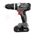 Wiertarko-wkrętarka akumulatorowa 18V Li-Ion z uchwytem samozaciskowym 13mm, 2x Akumulator 2.0 Ah,1x Ładowarka w walizce ENERGY+ GRAPHITE 58G020-SET2
