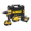 WIERTARKO-WKRĘTARKA AKUMULATOROWA UDAR. XR 18V 2*5.0AH TSTAK DEWALT