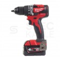 Wiertarko-wkrętarka udarowa bezszczotkowa akumulatorowa 18V w walizce PowerPack M18 MILWAUKEE