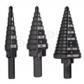 Wiertła wielostopniowe do metalu (4-12mm , 4-20mm, 6-35mm) Zestaw 3szt w kasecie MILWAUKEE
