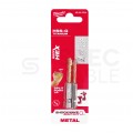 Wiertło do metalu HSS-G TIN 2,5x62mm RED HEX z uchwytem 1/4" Shockwave MILWAUKEE Blister 2szt