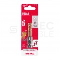 Wiertło do metalu HSS-G TIN 3,5x69mm RED HEX z uchwytem 1/4" Shockwave MILWAUKEE Blister 2szt