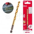 Wiertło do metalu HSS-G TIN 6,5x107mm RED HEX z uchwytem 1/4" Shockwave MILWAUKEE
