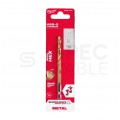 Wiertło do metalu HSS-G TIN 6x105mm RED HEX z uchwytem 1/4" Shockwave MILWAUKEE