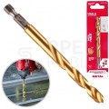 Wiertło do metalu HSS-G TIN 8,5x114mm RED HEX z uchwytem 1/4" Shockwave MILWAUKEE