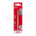 Wiertło do metalu HSS-G TIN 8x111mm RED HEX z uchwytem 1/4" Shockwave MILWAUKEE