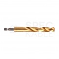 Wiertło do metalu HSS-G TiN walcowane 13x83/130mm RED HEX SHOCKWAVE MILWAUKEE