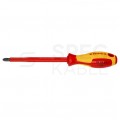 Wkrętak izolowany PH3 270mm VDE 1kV dla elektryka KNIPEX 98 24 03