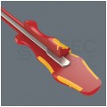 Wkrętak izolowany "Plusminus" PZ/S 2x100mm płasko-krzyżowy ze zredukowaną średnicą trzpienia i rękojeści Extra-Slim 1000V 165iSS WERA