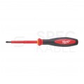 Wkrętaki izolowane 1kV dla elektryka 2xPŁ. + 2xPZ + próbnik napięcia MILWAUKEE zestaw 5 sztuk