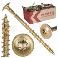 Wkręty ciesielskie z łbem podkładkowym i gniazdem TORX 6,0x70 mm KLIMAS 100szt