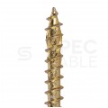 Wkręty ciesielskie z łbem stożkowym i gniazdem TORX 6,0x80 MASTER 150szt.