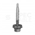 Wkręty farmerskie samowiercące 4,8x35 mm do blachy i drewna z podkładką EPDM popielate KLIMAS 250szt