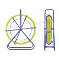 Włókno szklane do wciągania, przeciągania kabli pod drogami, między studzienkami fi: 3,8mm (+/- 1mm) 20m Komplet ze stojakiem TELCOLINE