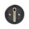 Wtyczka hermetyczna gumowa [2P+Z] Uni-Schuko 230V 16A czarny IP54 PCE