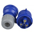 Wtyczka prądowa [2P+Z] 32A 230V przenośna IP44 PCE na kabel