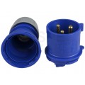 Wtyczka prądowa [2P+Z] 32A 230V przenośna IP44 PCE na kabel