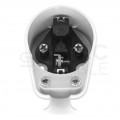 Wtyczka prądowa kątowa [2P+Z] 230V 16A biała WT-16 na kabel