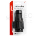 Wtyczka przyczepowa 13-pin 12V plastikowa na kabel