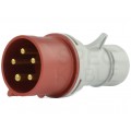 Wtyczka siłowa [5p] 32A 400V przenośna IP44 PAWBOL na kabel
