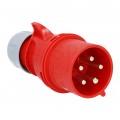 Wtyczka siłowa [5p] 32A 400V przenośna IP44 SHARK PCE na kabel