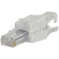 Wtyk beznarzędziowy RJ45 8P8C kat.6 nieekranowany UTP NEKU