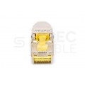 Wtyk beznarzędziowy RJ45 8P8C kat.6A ekranowany FTP STP 10Gb/s PoE++ DIGITUS