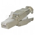 Wtyk beznarzędziowy RJ45 8P8C kat.6A ekranowany FTP STP 10Gb/s PoE++ NEKU