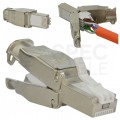 Wtyk beznarzędziowy RJ45 8P8C kat.6A ekranowany FTP STP 10Gb/s PoE++ NEKU