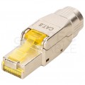 Wtyk beznarzędziowy RJ45 8P8C kat.8.1 ekranowany FTP POE++ DIGITUS