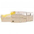 Wtyk beznarzędziowy RJ45 8P8C kat.8.1 ekranowany FTP POE++ DIGITUS