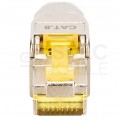 Wtyk beznarzędziowy RJ45 8P8C kat.8.1 ekranowany FTP POE++ DIGITUS