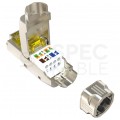 Wtyk beznarzędziowy RJ45 8P8C kat.8.1 ekranowany FTP STP 40Gb/s PoE++ DIGITUS