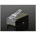 Wtyk modularny RJ45 8P8C kat.5e ekranowany FTP drut NEKU WORECZEK 100szt.